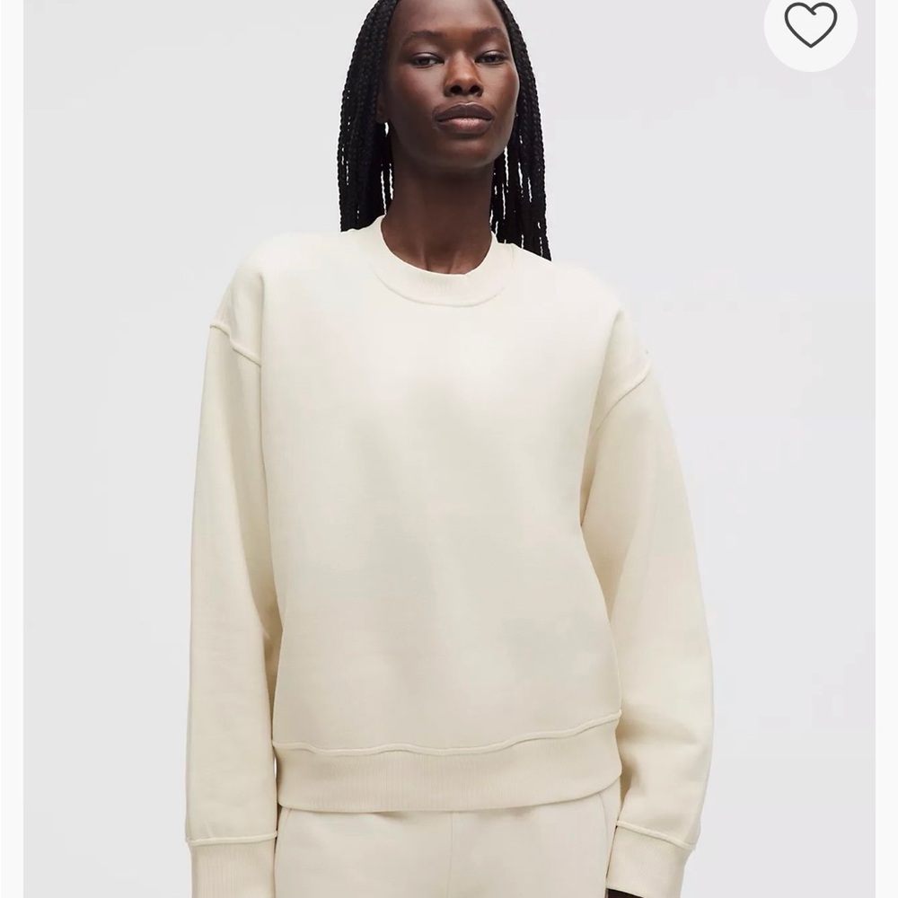 Lululemon Ivory Soft Stream Crewneck sweatshirt